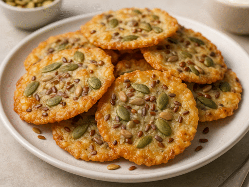 Recept: Ropogós Sajtos-Magvas Snack Falatok